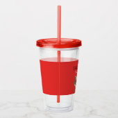 Big Brother of Little Brother Raccoon op maat Acryl Drinkbeker (Rechts)