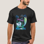 Big Brother of The Birthday Mermaid Matching Famil T-shirt (Voorkant)