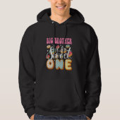 Big Brother of the Sweet One 1st Birthday Donut Pa Hoodie (Voorkant)