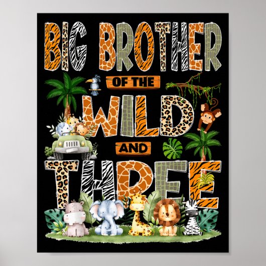 Big Brother Of The Wild &amp; Three 3rd Birthday S Poster (Voorkant)
