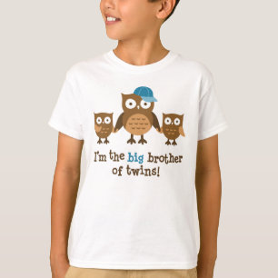 Big Brother of Twins - Mod Owl t-shirts voor jonge