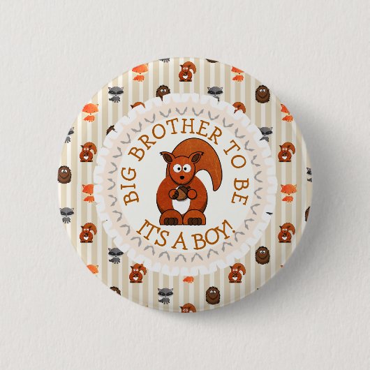 Big Brother om Button Woodland Aninmal Theme te zi (Voorkant)