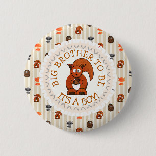 Big Brother om Button Woodland Aninmal Theme te zi