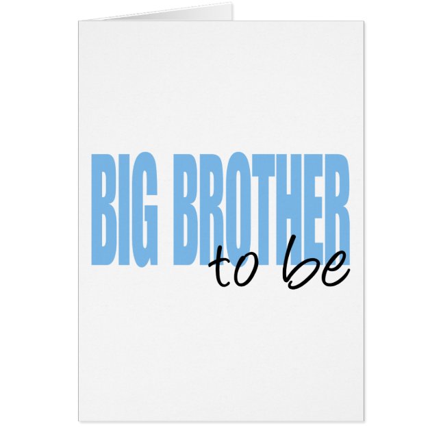 Big Brother om te zijn (Blue Block Font) (Voorkant)