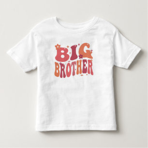 Big Brother Oranje Groovy Herfst Kinder Shirts