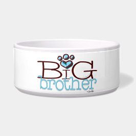 Big Brother Paw Print Pet Bowl Voerbakje