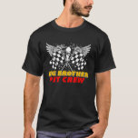 Big Brother Pit Crew Race Car Birthday Party Match T-shirt<br><div class="desc">Big Brother Pit Crew Race Car Birthday Party Matching Family.</div>