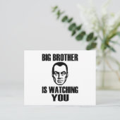 Big Brother Portrait Briefkaart (Staand voorkant)