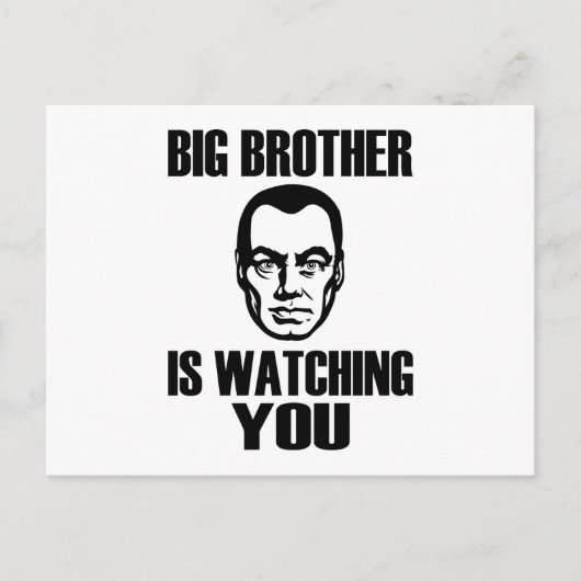 Big Brother Portrait Briefkaart (Voorkant)