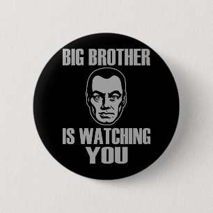 Big Brother Portrait Button