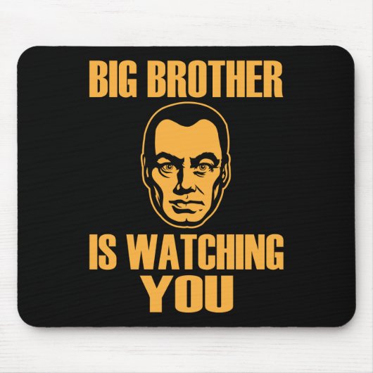 Big Brother Portrait Mousepad Muismat (Voorkant)