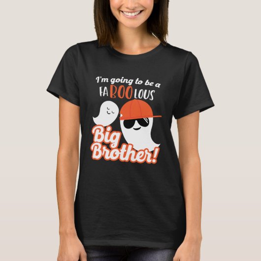 Big Brother Pregnancy Announcement Ghost Boys Hall T-shirt (Voorkant)