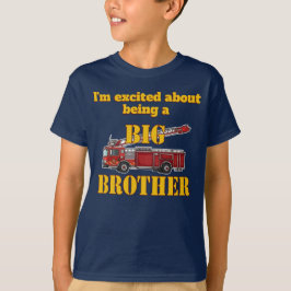 Big Brother Red Firetruck onthult ladderwagen T-shirt