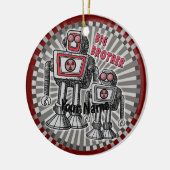 Big Brother Robot custom ornament (Links)