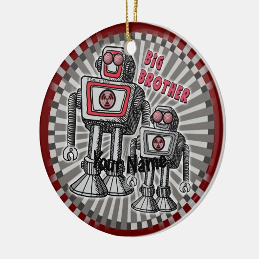 Big Brother Robot custom ornament (Links)