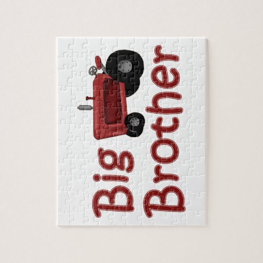 Big Brother Rode Tractor Legpuzzel (Verticaal)