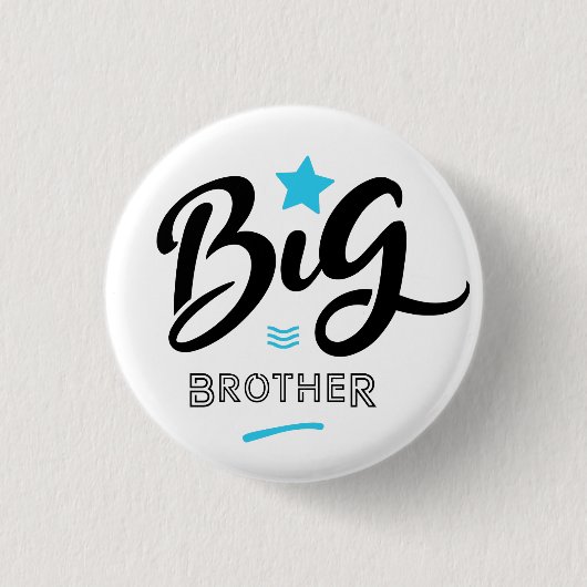 BIG BROTHER RONDE BUTTON 3,2 CM (Voorkant)