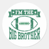 Big Brother Ronde Sticker (Voorkant)