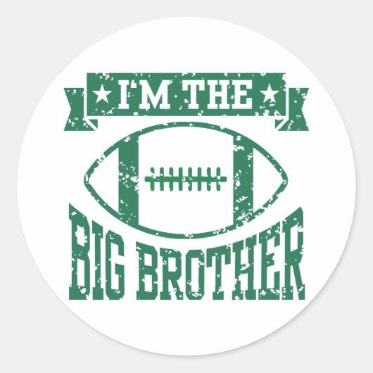 Big Brother Ronde Sticker (Voorkant)