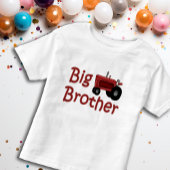 Big Brother Rood Boerderij Tractor Kinder Shirts