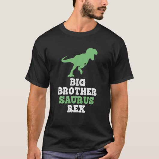 Big-Brother-Saurus Rex Funny Dinosaur Gift Christm T-shirt (Voorkant)