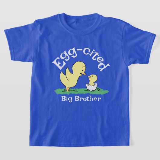 Big Brother Schattige Sibling T-shirt met eieraanh (Laagn)