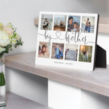 Big Brother Script Brothers Gift Photo Collage