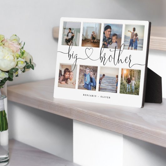Big Brother Script Brothers Gift Photo Collage Fotoplaat