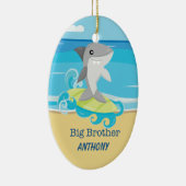 Big Brother Shark Surfing Ornament (Rechts)