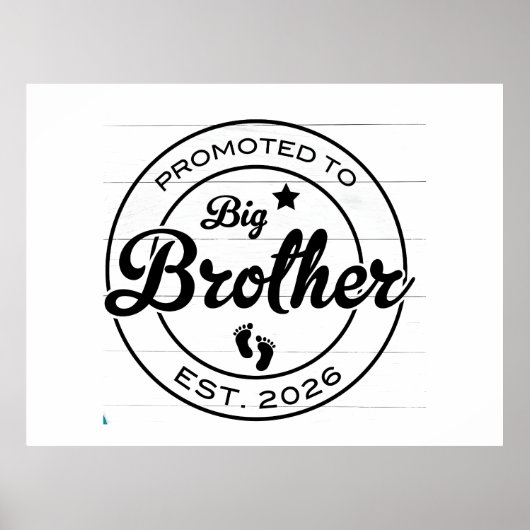 Big Brother shirt, gepromoveerd tot Big Brother sh Poster (Voorkant)