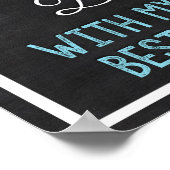 Big Brother Sign, Zwangerschapsteken, New Baby, Ba Poster (Hoek)