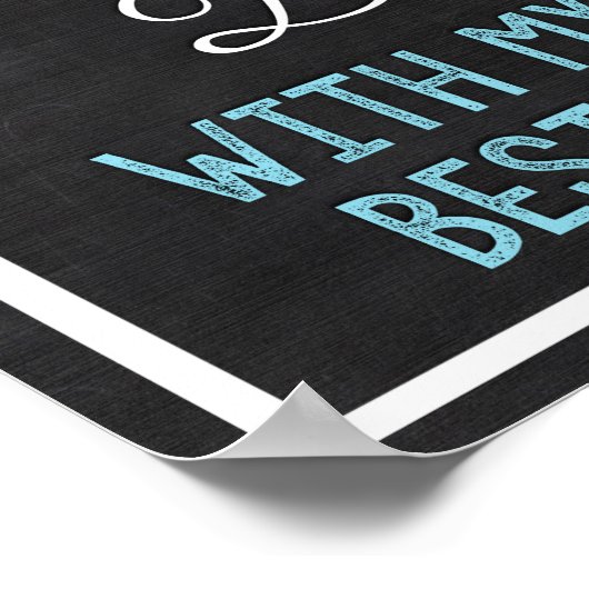 Big Brother Sign, Zwangerschapsteken, New Baby, Ba Poster (Hoek)