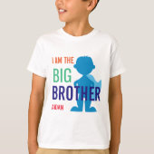 Big Brother Specialized Superheld Silhouette Boys T-shirt (Voorkant)