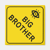 Big Brother Square Magnet (Voorkant)