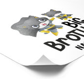 Big Brother Superheld Cat Custom Name Foto Afdruk (Hoek)