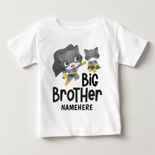 Big Brother Superheld Cat Illustratie Aangepaste n (Voorkant)