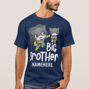 Big Brother Superheld Cat Illustratie Aangepaste n T-shirt