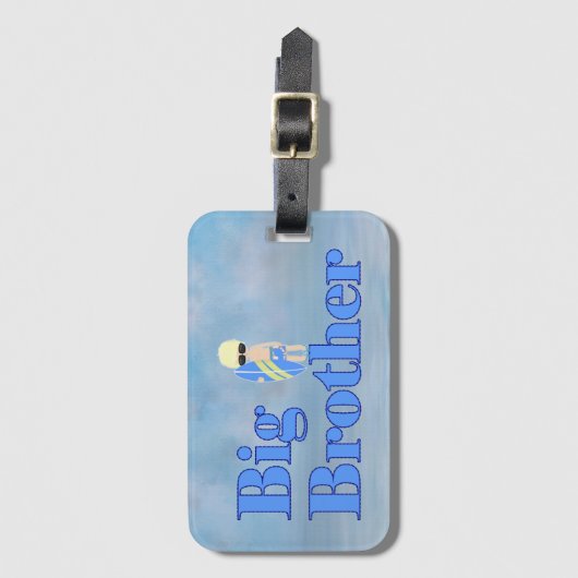 Big Brother Surfer Bagagelabel (Voorkant (verticaal))