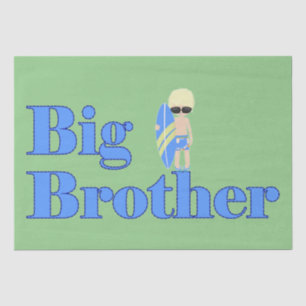 Big Brother Surfer Boy Sibling Tissuepapier