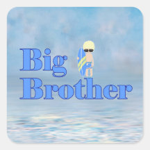 Big Brother Surfer Jongen Verwant Rechthoekig St