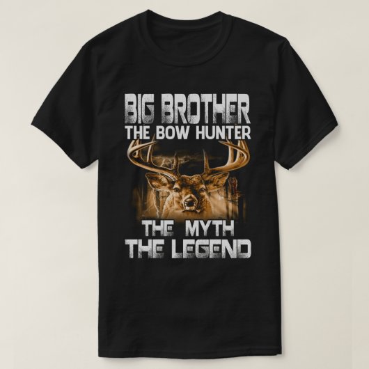 BIG BROTHER the Bow Hunter the Myth the Legend Hun T-shirt (Design voorkant)