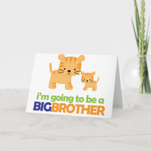 Big Brother Tiger T-shirt Zwangerschap Aankondigin Aankondiging