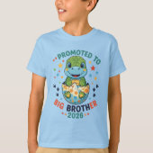 Big Brother to Be 2026 Promoted to Big Brother T-shirt (Voorkant)