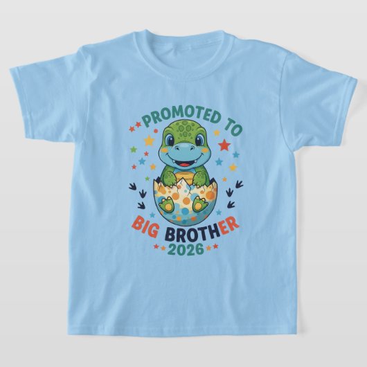 Big Brother to Be 2026 Promoted to Big Brother T-shirt (Laagn)