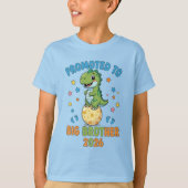 Big Brother to Be 2026 Promoted to Big Brother T-shirt (Voorkant)
