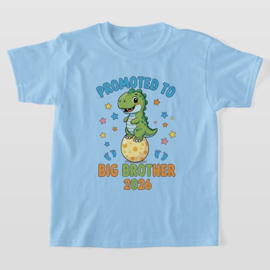 Big Brother to Be 2026 Promoted to Big Brother T-shirt (Laagn)