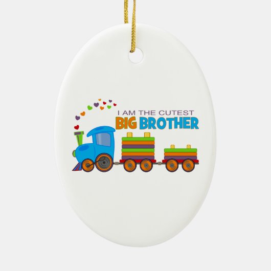 Big Brother - Train Keramisch Ornament (Achterkant)
