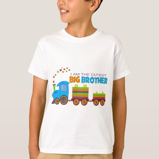 Big Brother — Train Kinderen T-Shirt (Voorkant)