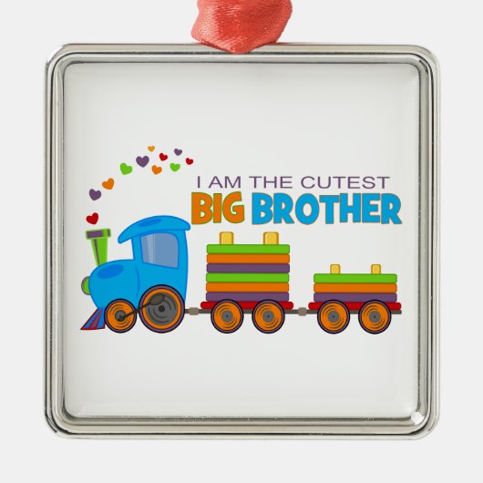 Big Brother - Train Metalen Ornament (Voorkant)
