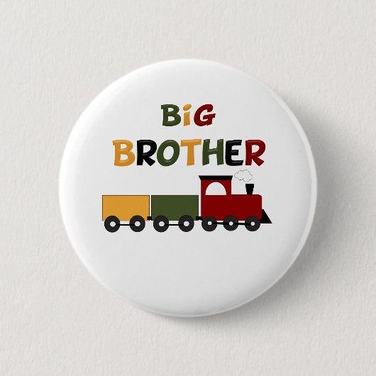 Big Brother Train Ronde Button 5,7 Cm (Voorkant)